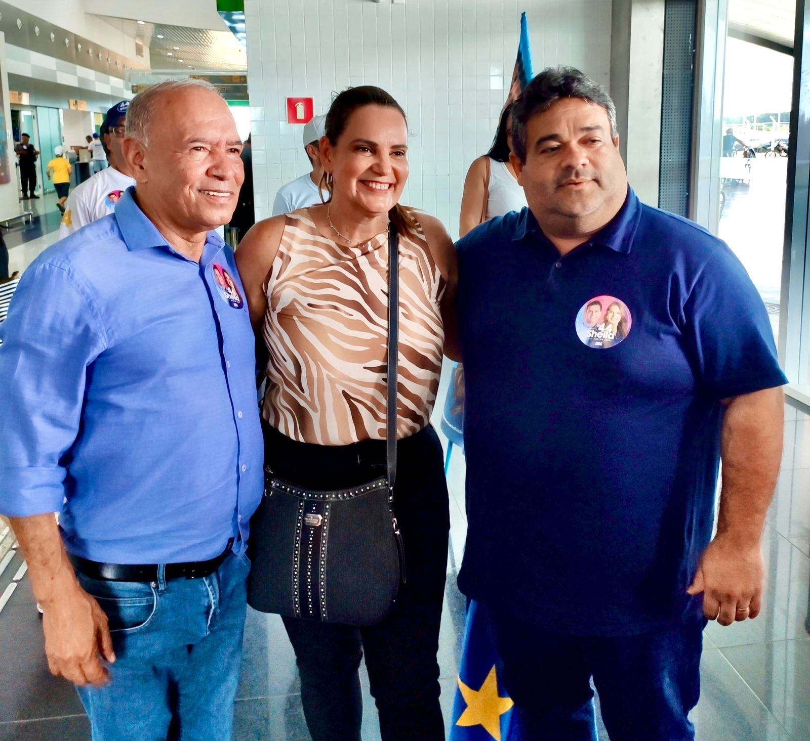 Hermínio Oliveira, Sheila Lemos e Ivan Cordeiro 