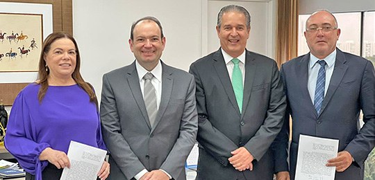 Cerimônia foi realizada na sala da Presidência do órgão, na última sexta-feira (8)