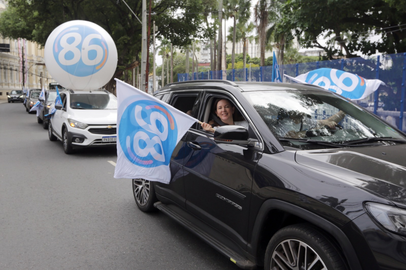 Campanha de Daniela Borges e Hermes ao comando da OAB-BA fizeram carreata do Campo Grande ao Bonfim Campanha de Daniela Borges e Hermes ao comando da OAB-BA fizeram carreata do Campo Grande ao Bonfim