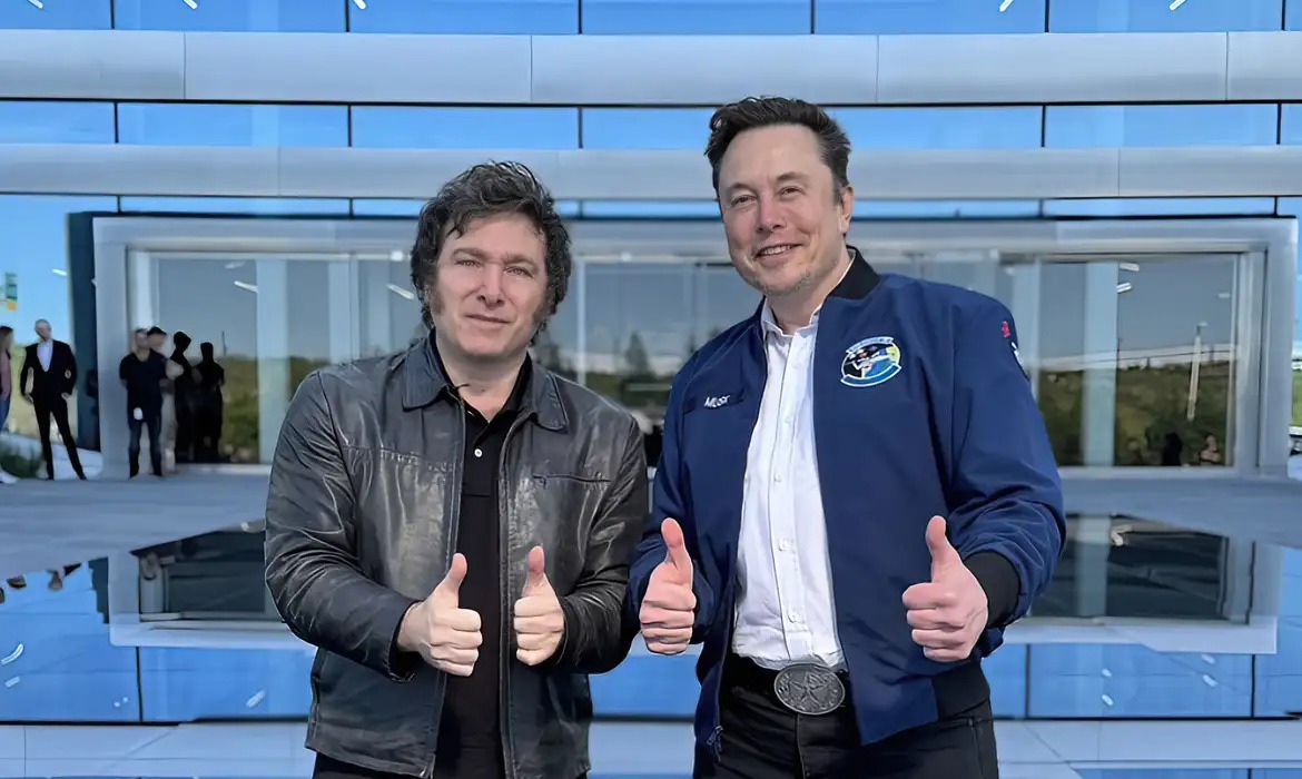 Elon Musk e Javier Milei 