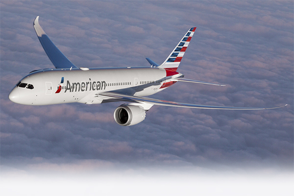 Avião da American Airlines