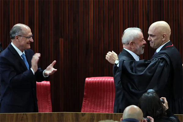 Geraldo Alckmin, Lula e Alexandre de Moraes