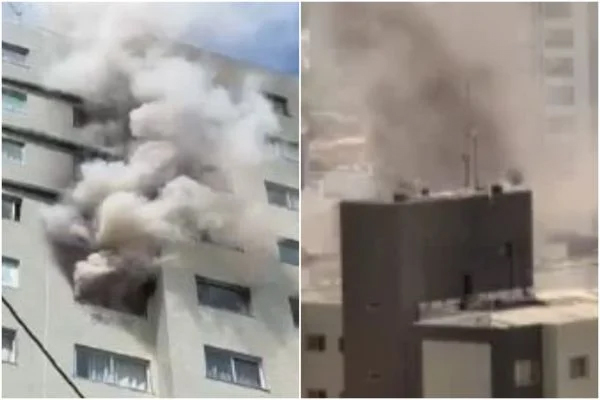 Incêndio atingiu um apartamento na Pituba