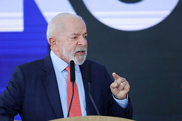 O presidente Lula (PT)