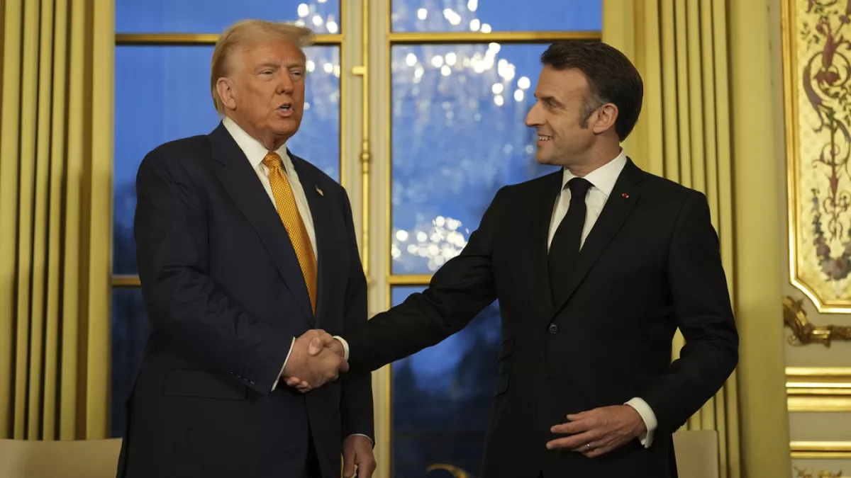 Trump e Macron 