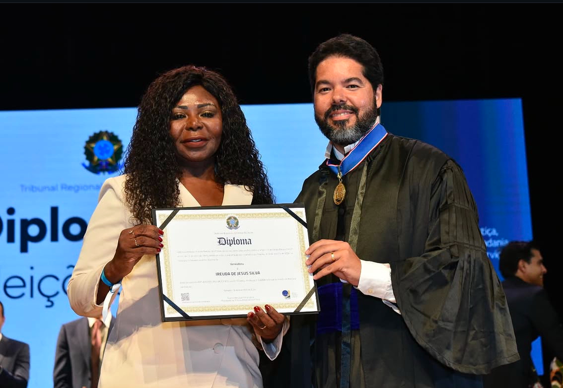 Ireuda Silva é diplomada para terceiro mandato na Câmara de Salvador Ireuda Silva é diplomada para terceiro mandato na Câmara de Salvador