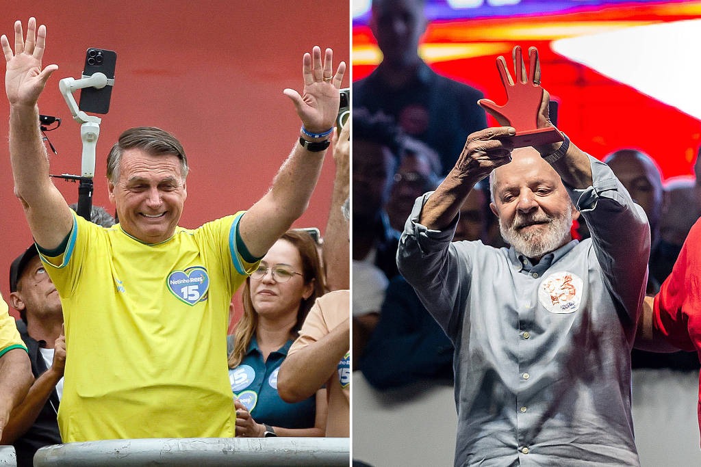 Jair Bolsonaro e Lula 