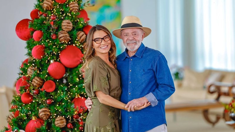 Presidente Lula e a primeira-dama Janja da Silva 