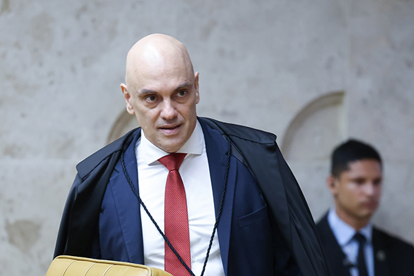 O ministro Alexandre de Moraes, do STF (Supremo Tribunal Federal)