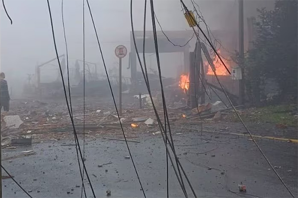 Aeronave caiu em uma área próxima à avenida das Hortênsias, a menos de 2 km do centro de Gramado