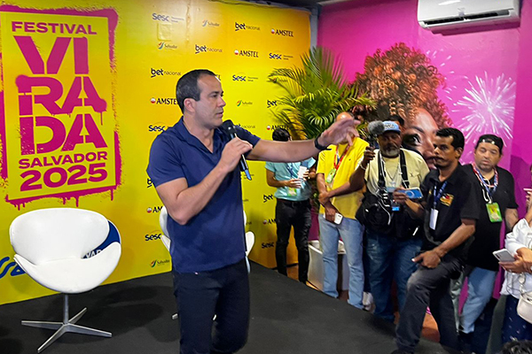 O prefeito Bruno Reis (União Brasi)