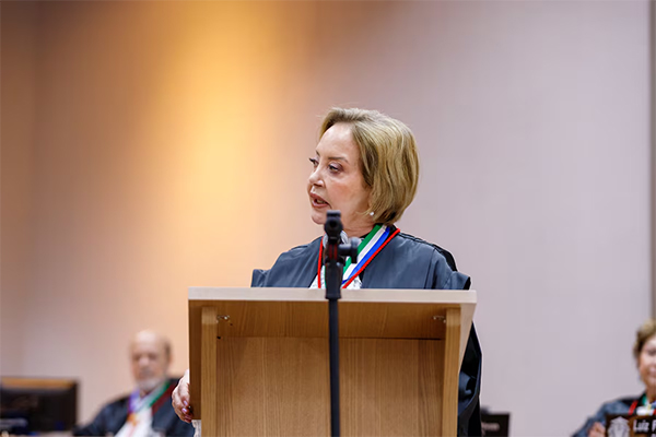 A presidente do Tribunal de Justiça do Mato Grosso, Clarice Claudino da Silva