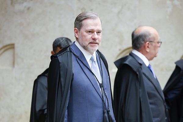 O ministro Dias Toffoli, do Supremo Tribunal Federal (STF)