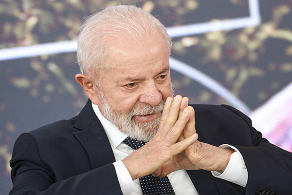O presidente Lula