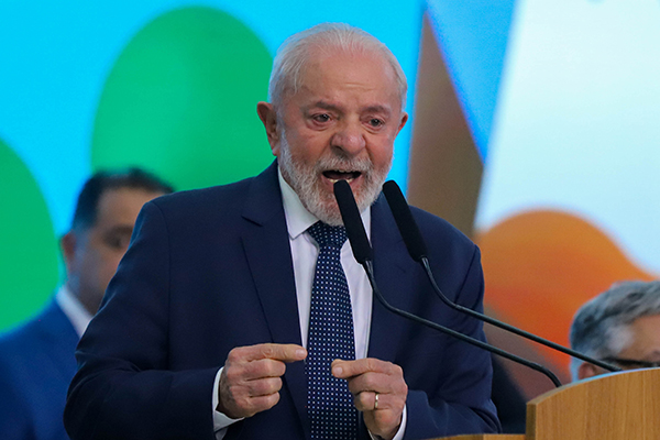 O presidente Lula (PT)