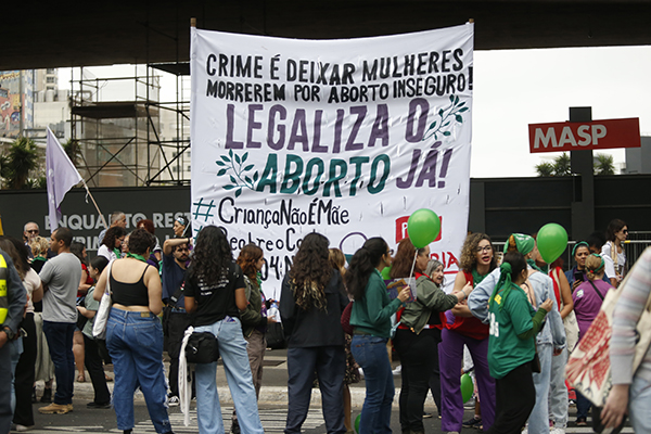 Manifestação a favor do aborto em São Paulo Manifestação a favor do aborto em São Paulo