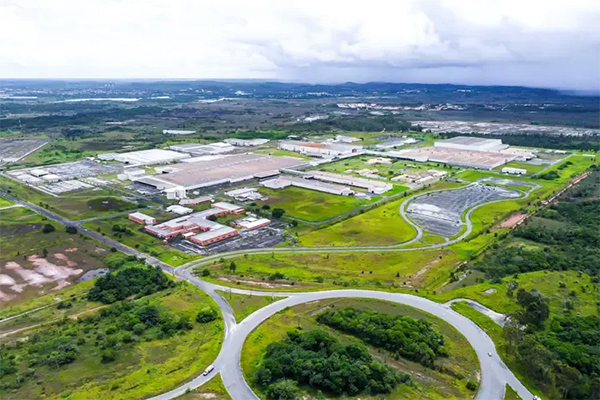 Fábrica da BYD em Camaçari (50 km de Salvador), que deve produzir até 150 mil veículos elétricos por ano Fábrica da BYD em Camaçari (50 km de Salvador), que deve produzir até 150 mil veículos elétricos por ano