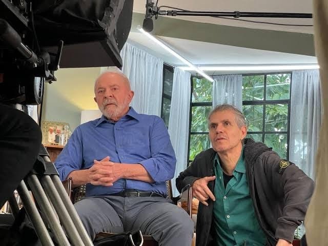 Lula e o marqueteiro Sidônio Palmeira