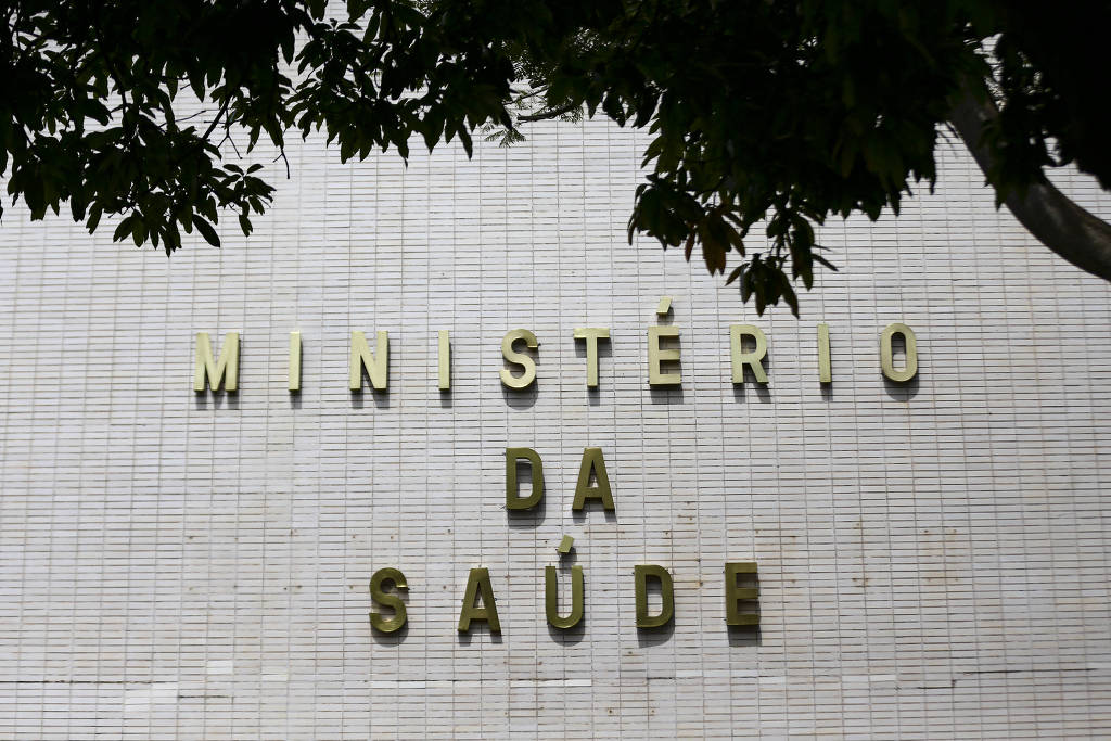 Fachada do Ministério da Saúde, em Brasília