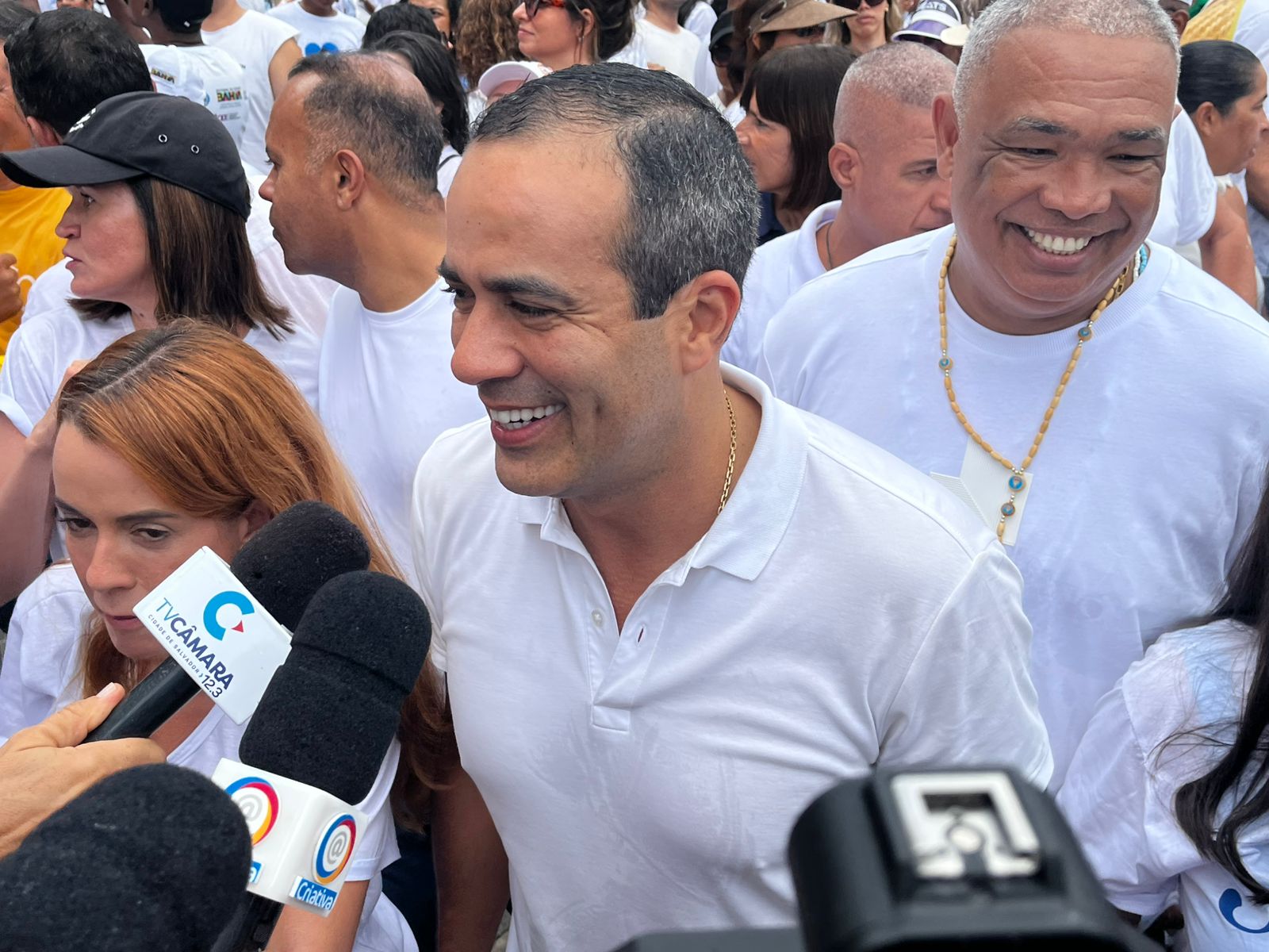 O prefeito Bruno Reis