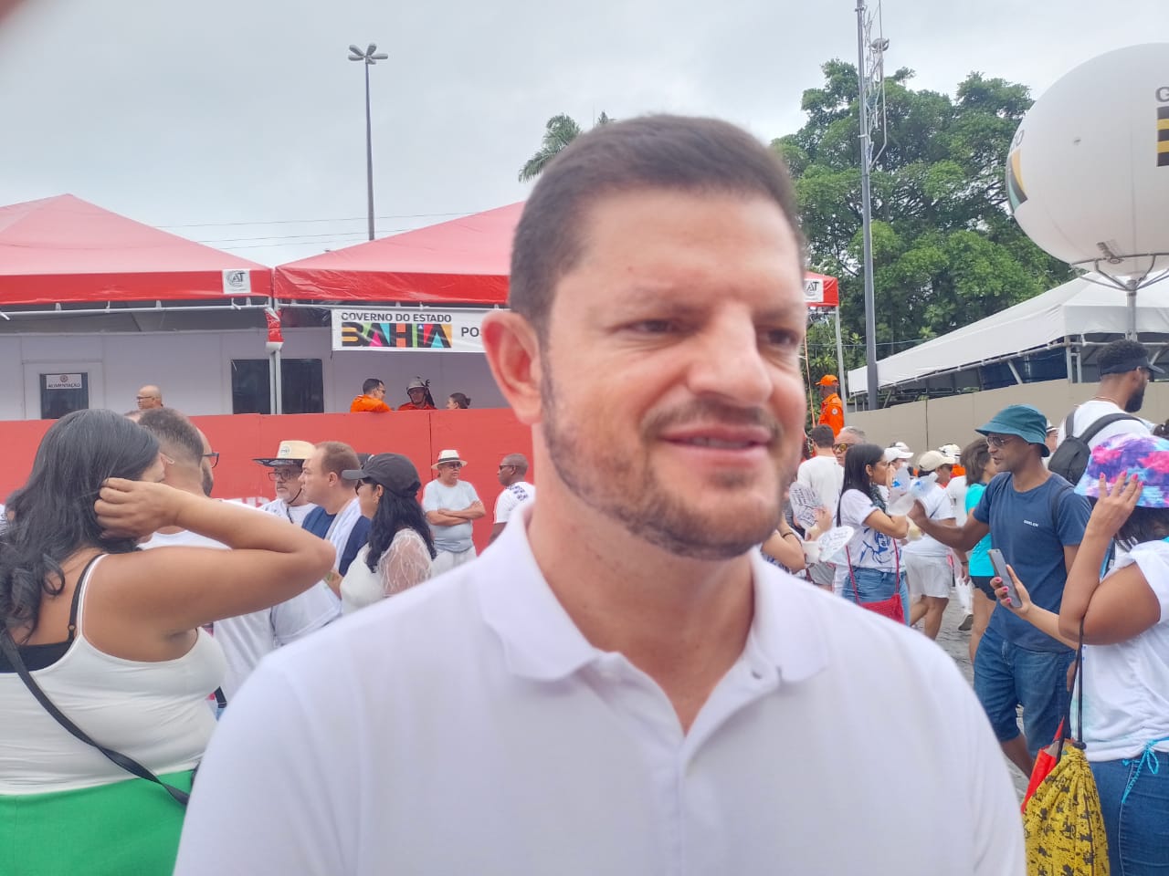 Quinho Tigre na concentração da Lavagem do Bonfim Quinho Tigre na concentração da Lavagem do Bonfim