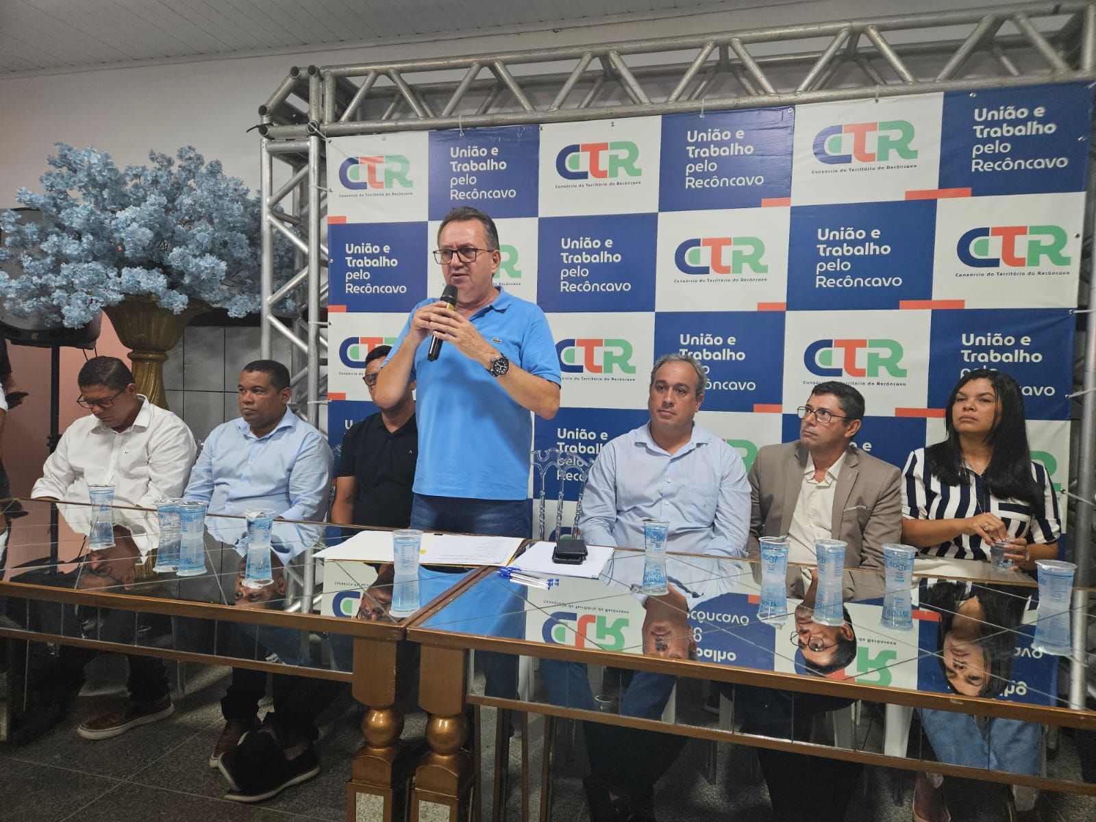 O prefeito de Cruz das Almas, Ednaldo Ribeiro (Republicanos) O prefeito de Cruz das Almas, Ednaldo Ribeiro (Republicanos)
