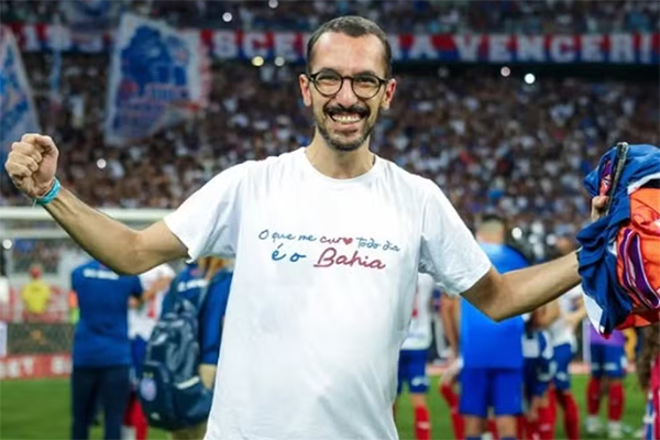 Bruno Queiroz, assessor de comunicação do Esporte Clube Bahia