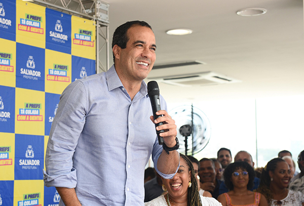 O prefeito Bruno Reis (União Brasi) O prefeito Bruno Reis (União Brasi)