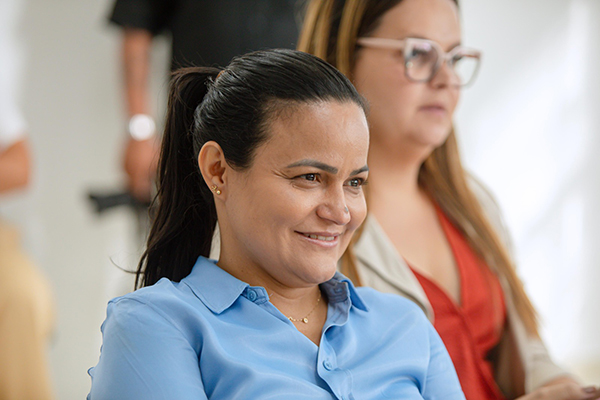 A prefeita de Lauro de Freitas, Débora Regis (União Brasil) A prefeita de Lauro de Freitas, Débora Regis (União Brasil)