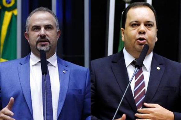 os deputados federais Ricardo Maia (MDB) e Elmar Nascimento (União Brasil)