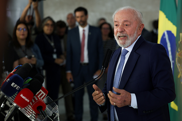 O presidente Lula (PT)