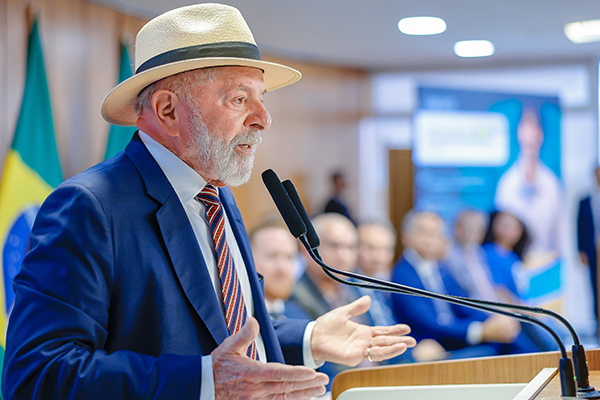 O presidente Lula (PT)