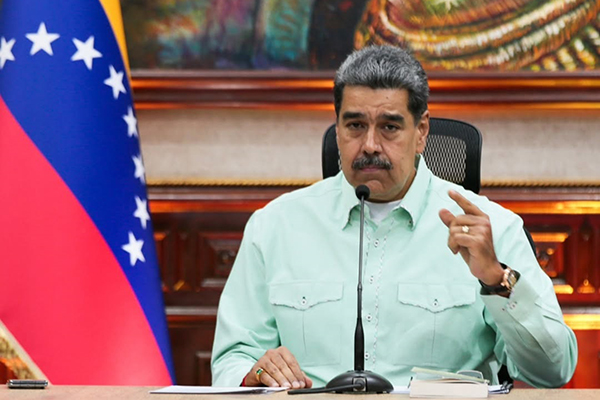 O ditador da Venezuela, Nicolás Maduro O ditador da Venezuela, Nicolás Maduro