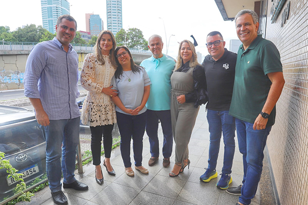 Vereadores do PDT com Félix Mendonça, Ana Paula Matos e José Carlos Araújo