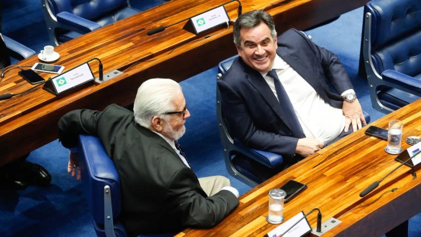 O senador Jaques Wagner (PT) e o senador Ciro Nogueira (PI) O senador Jaques Wagner (PT) e o senador Ciro Nogueira (PI)