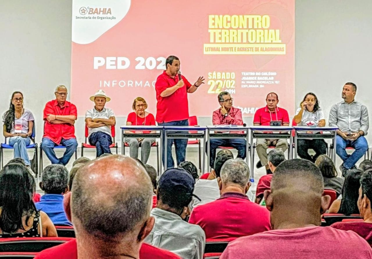 PT Bahia realiza Encontro Territorial em Esplanada