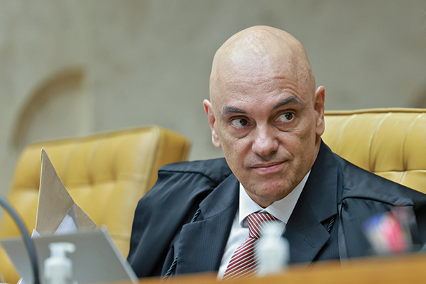 O ministro Alexandre de Moraes, do STF (Supremo Tribunal Federal)