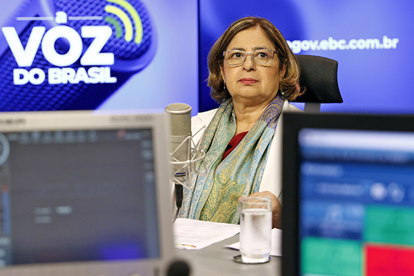 A ministra das Mulheres, Cida Gonçalves