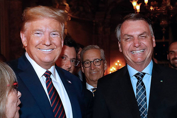 Apoiadores de Jair Bolsonaro (PL) afirmam que o presidente dos EUA, Donald Trump, pode vir ao Brasil para visitar o ex-presidente