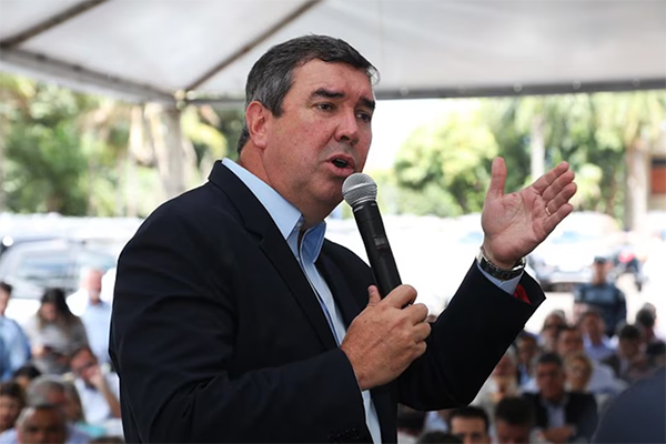 O governador do Mato Grosso do Sul, Eduardo Ridel