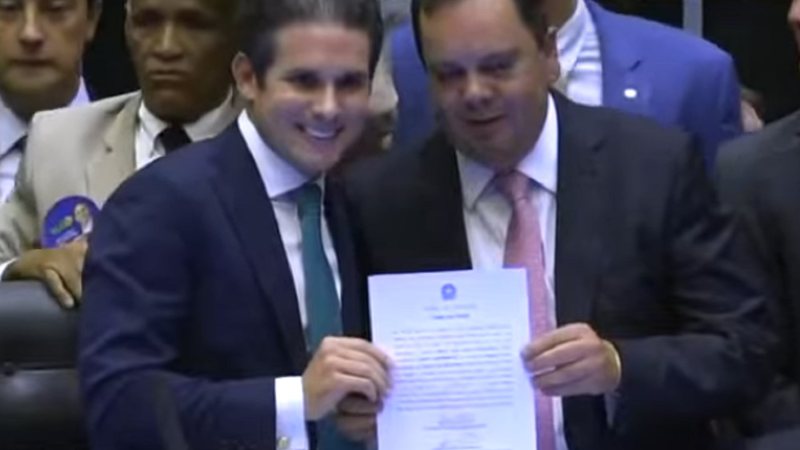Hugo Motta e Elmar Nascimento