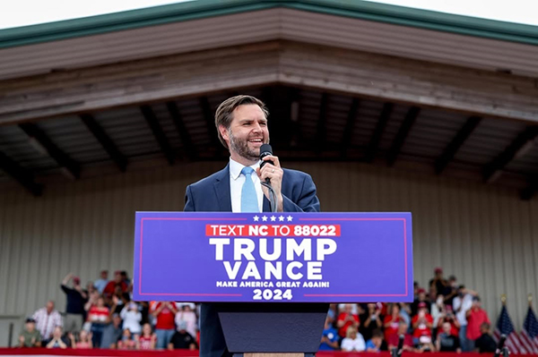 O vice-presidente dos Estados Unidos, J. D. Vance