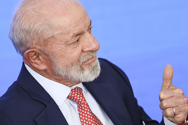 O presidente Luiz Inácio Lula da Silva (PT)