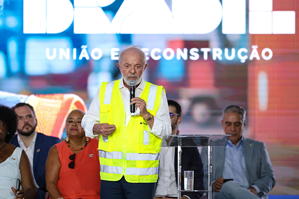 O presidente Lula (PT)