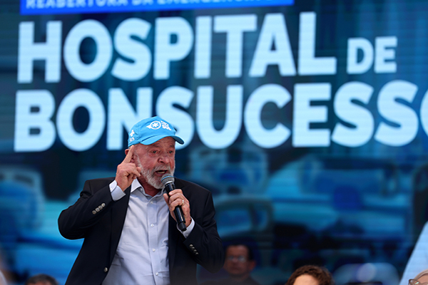 O presidente Lula (PT)