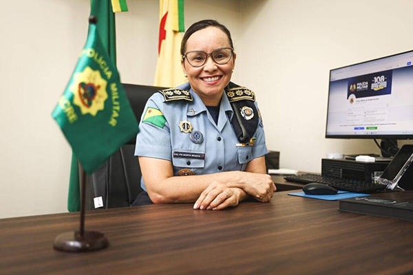 Coronel Marta Renata assume o comando da PM do Acre 