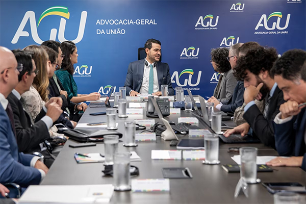 O ministro Jorge Messias (AGU) durante audiência com a Comissão Interamericana de Direitos Humanos da OEA O ministro Jorge Messias (AGU) durante audiência com a Comissão Interamericana de Direitos Humanos da OEA