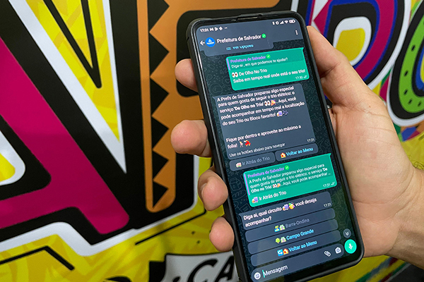 Desenvolvido pela Semit, o sistema "De Olho No Trio" fornece informações em tempo real através do WhatsApp da Prefeitura Desenvolvido pela Semit, o sistema "De Olho No Trio" fornece informações em tempo real através do WhatsApp da Prefeitura