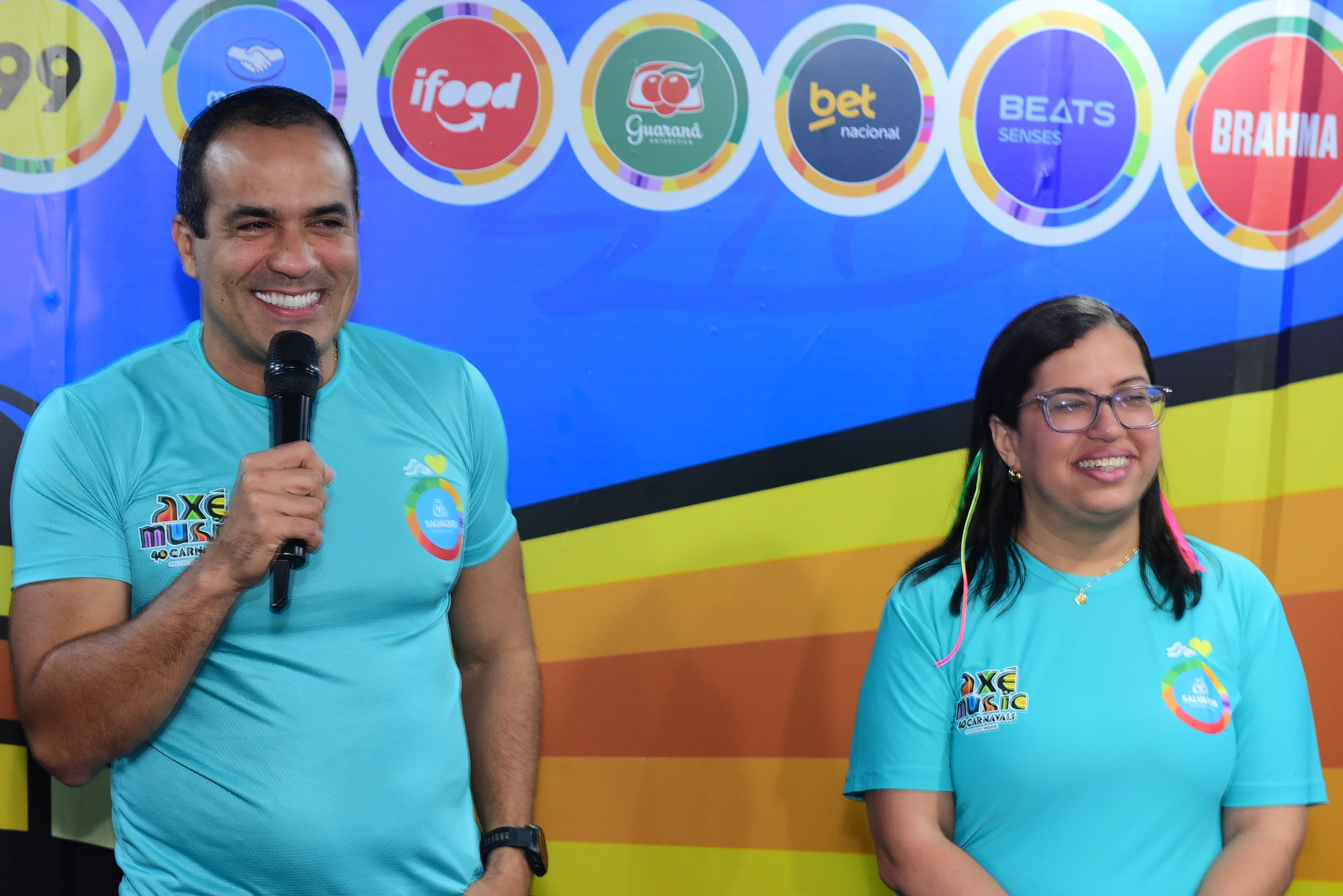 Prefeito Bruno Reis e a vice, Ana Paula Matos 