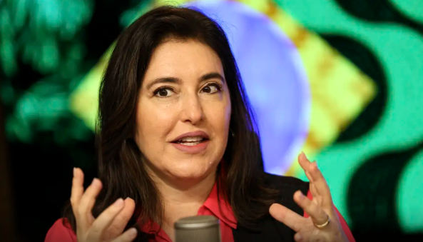 Ministra do Planejamento, Orçamento e Gestão, Simone Tebet,